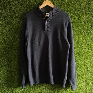 Old Navy Button Collar Wool Blend Sweater